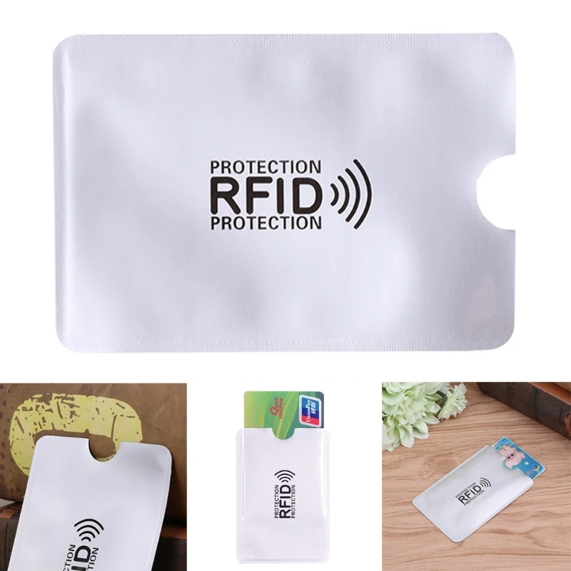 حامل بطاقة الائتمان التجارية RFID حجب الأكمام حامي درع حامل لCas