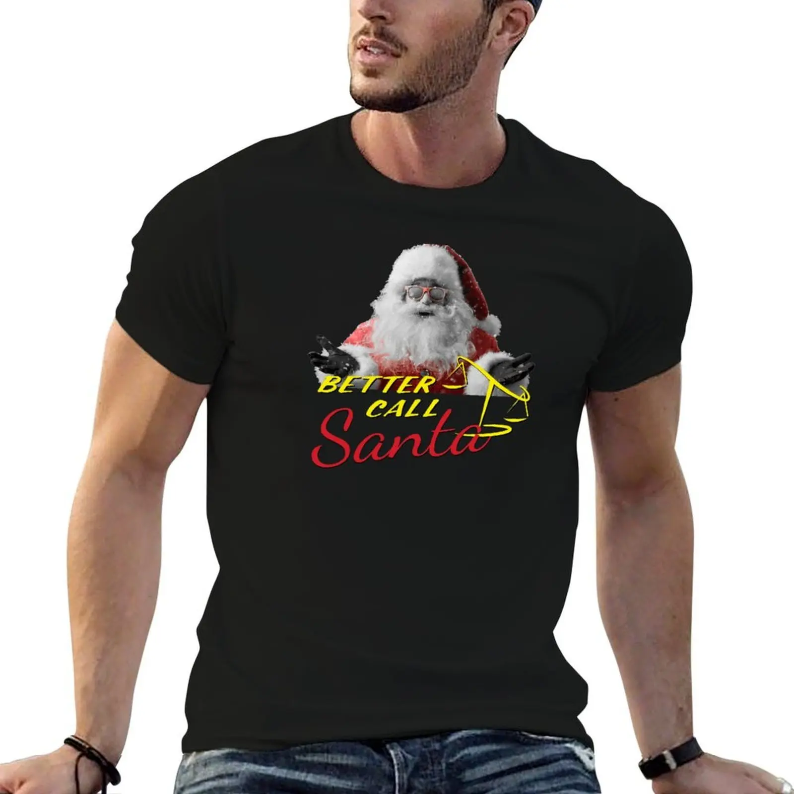 Better Call Santa - Better Call Saul T-Shirt summer tops plus size tops Short sleeve tee men