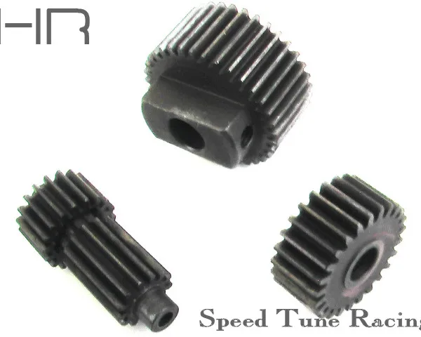Hot Racing SVXS1000T Hardened Steel Center Gear Set Nitrided Rep TRA7093 for 1/16 TRA E-Revo/Slash/Rally/Summit/Mustang