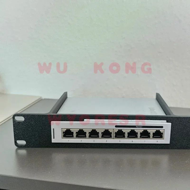 WYORESY high quality bracket for UniFi US-8-60W switch thick steel anti rust 10inch rack stable network protective mount