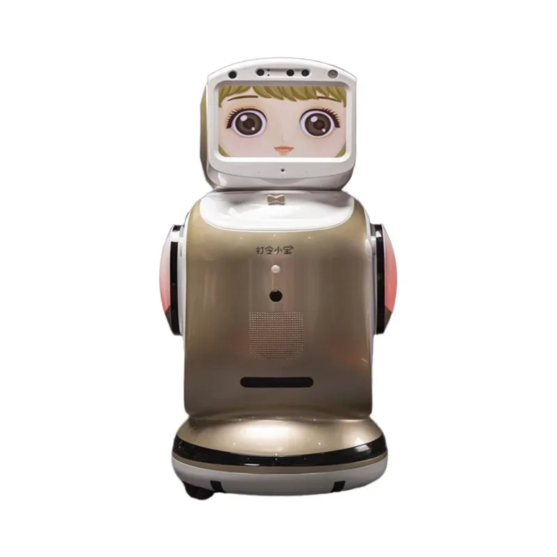 

home store intelligent significant other robot active greeting performance display enhance guest attraction