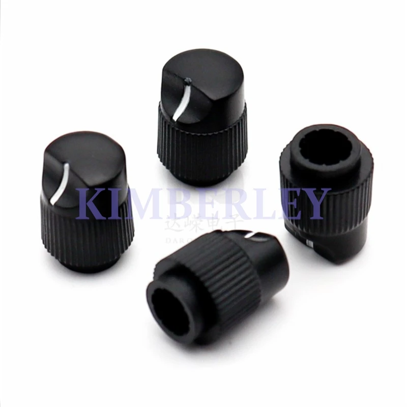 20 Piece 11 X 15MM Plastic Switch Cap Shank 2MM Knob Potentiometer Knob Power Amplifier Volume Adjustment Knob