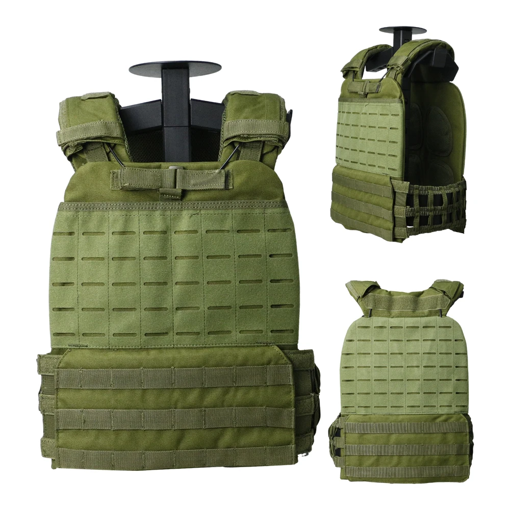 Molle Plate Carrier Vest Outdoor Tactical Vest Hunting Protective Adjustable CS Paintball Equipment Combat Vest