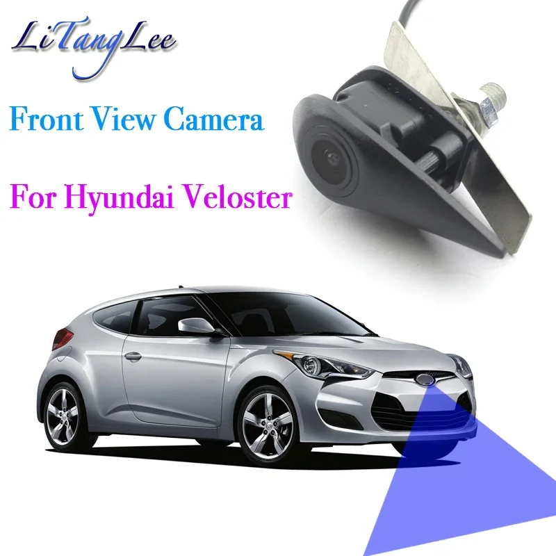 For Hyundai Veloster 2011~2018 Car LOGO Front View Camera Night Vision HD Waterproof Wide Angle Blind Spot Area Parking