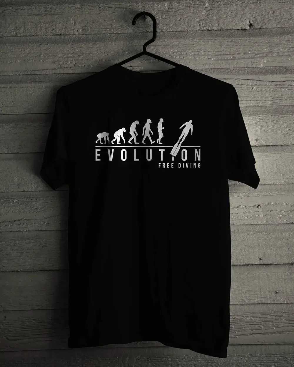 Men'S Lastest Simple Style New Evolution Freediving Pro Freediver Community Graphic Black Shirt Tee Shirt