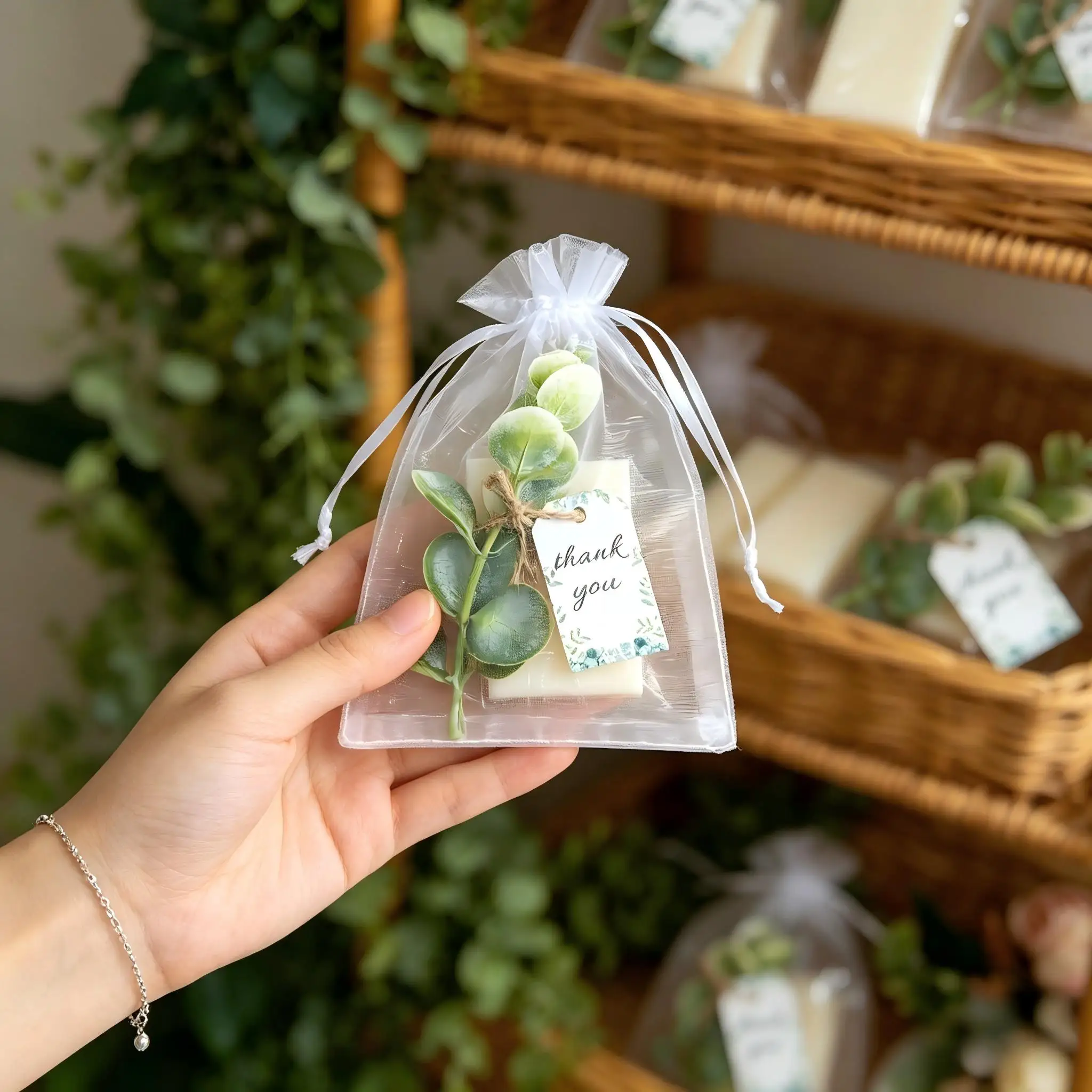 20 Sets Soap Packs Mini Soap Favors, White Hand Soaps Packs for Baby Shower Bridal Shower Wedding Gifts for Guests