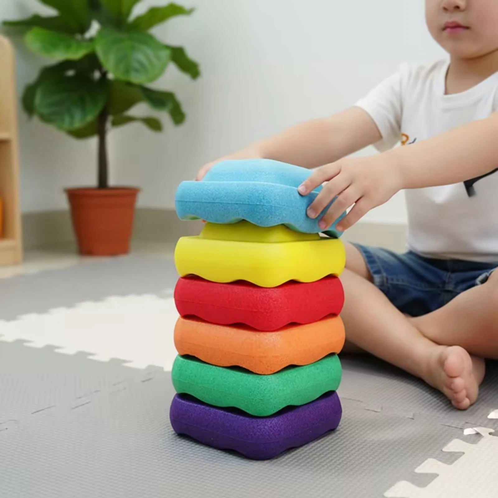 6-teiliges Balance-Trittstein- – Stepping Stone Foam Bewertung und Preis