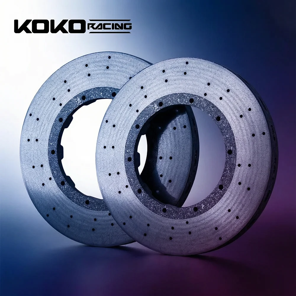 

Koko Racing Carbon Fiber Ceramic Brake Disc 355/380/400/410/420 mm Racing Brake Rotor for BMW M2 M3 M4 M5 M7 M8 Audi R8 RS
