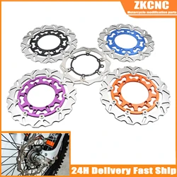 Motorcycle 320mm 260mm Front Floating Brake Disc Rotor For KTM XC XCF XCW SX SXF EXC EXCF For Husqvarna For Husaberg For GasGas