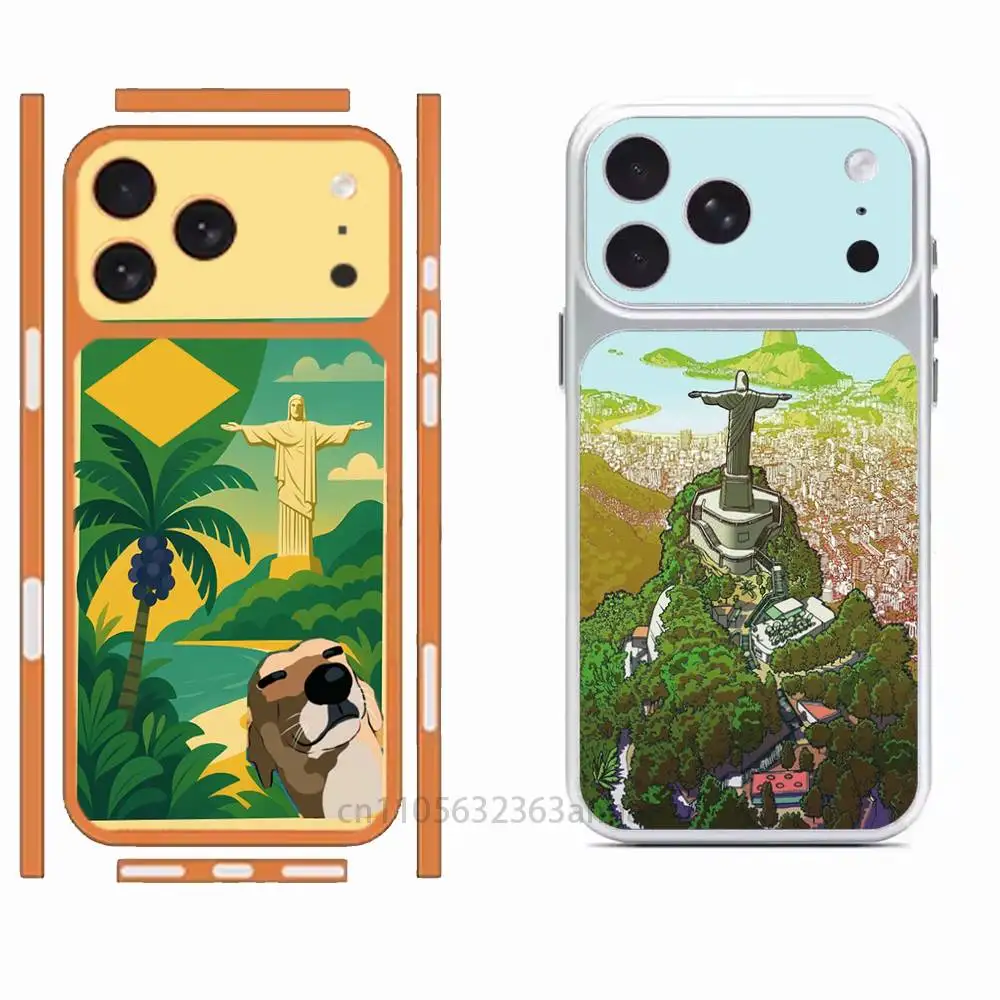 

Rio C-Christ the R-Redeemer For iPhone 17 Pro ProMax Back Sticker Cover