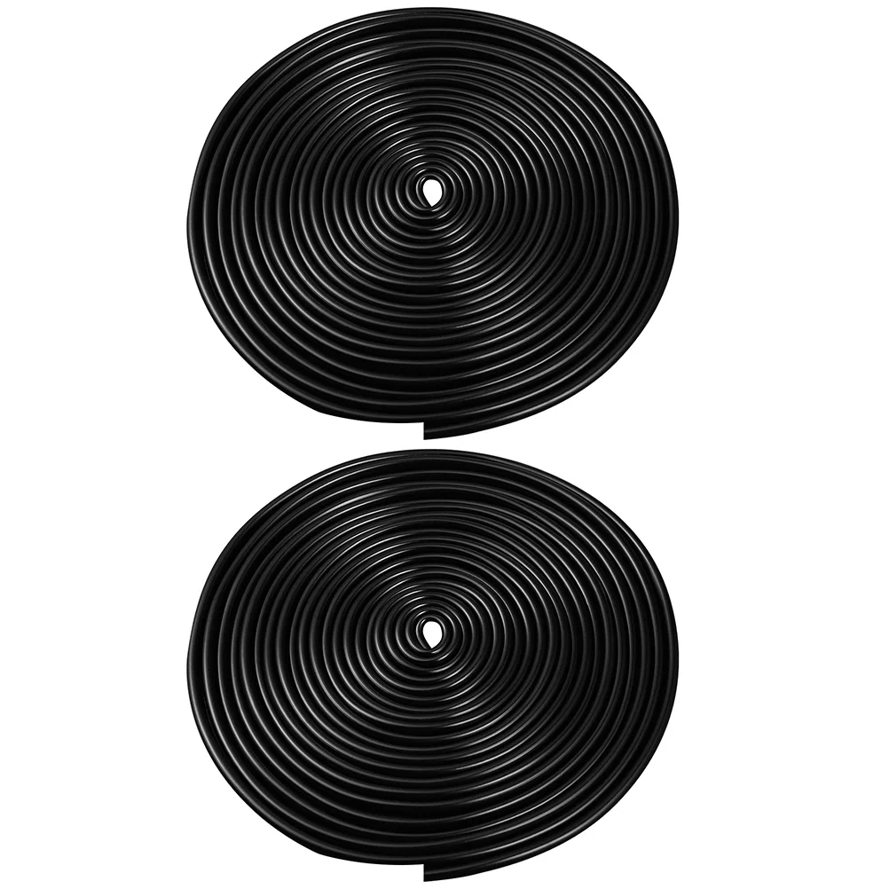 2 Pcs Door Anti-collision Strip Edges Guard Cars Sealing Bumper Protector Auto Trim Molding Edged