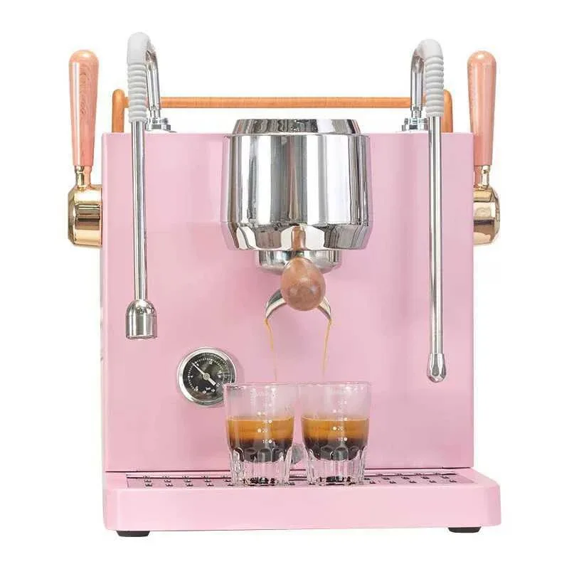 Espresso Coffee Machine Cappuccino Latte and Mocha Semi Automatic Italian Concentrate Integrated Coffee Machine for Milkt DR7107