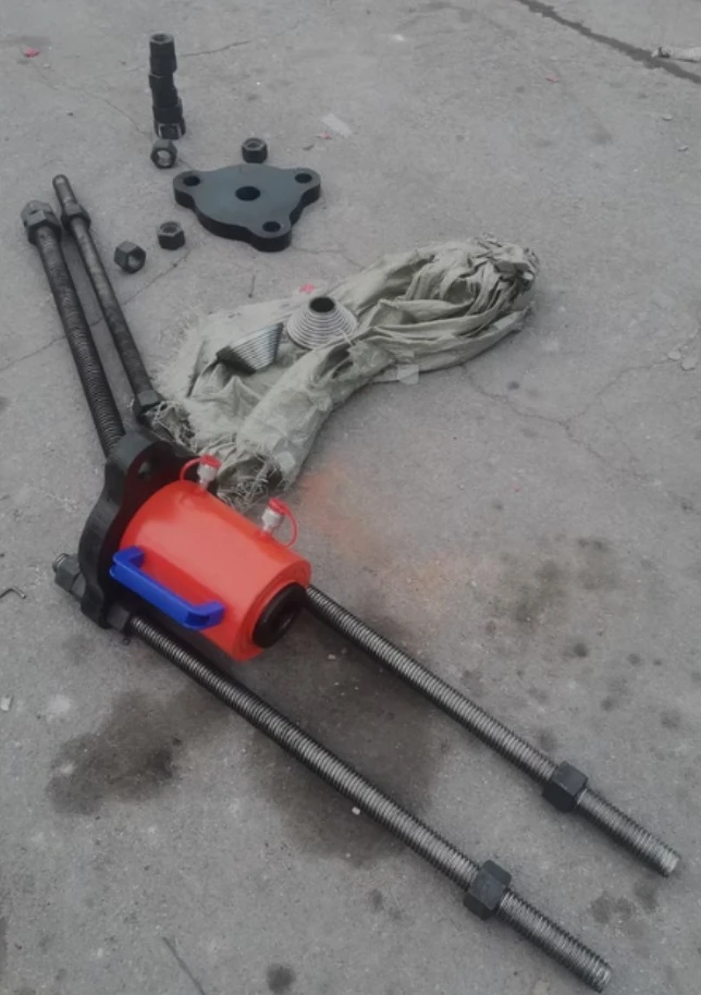 Integrated Compression Sleeve & Chain Machine Portable Shaft Pin Removal Equipment for Excavators