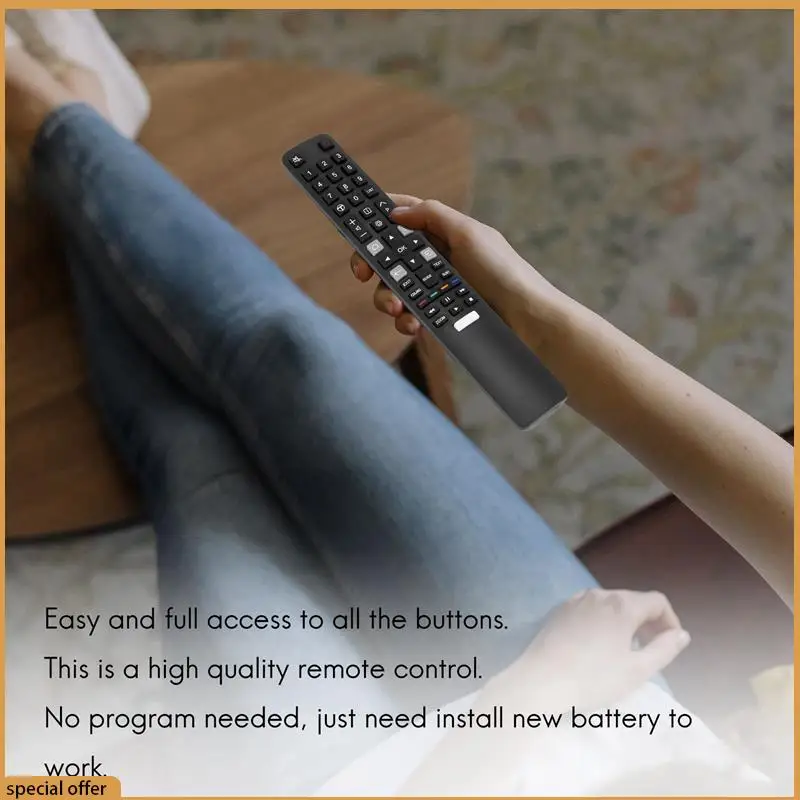 Control remoto de TV A68Z 4X para TCL ARC802N YUI1 49C2US 55C2US 65C2US 75C2US 43P20US