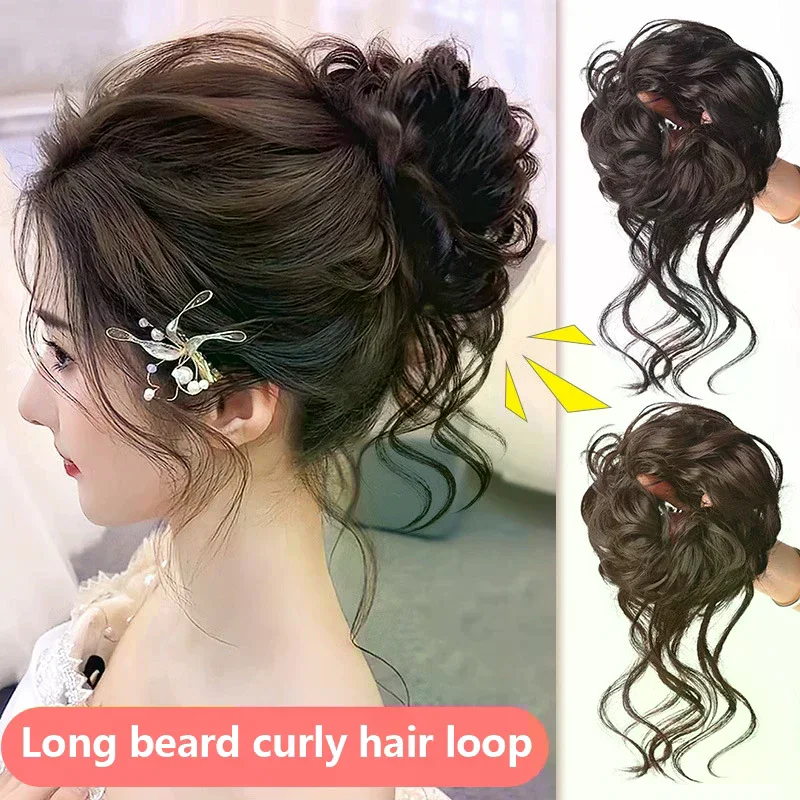 /YOV/Curly Bun Messy Claw Chig - огляд і ціна Claw Clip Messy Bun Hair Piece