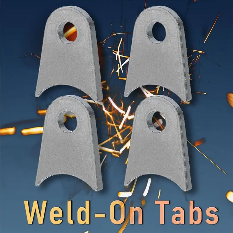 ABXD 4Pcs Weld On Tabs 1/2