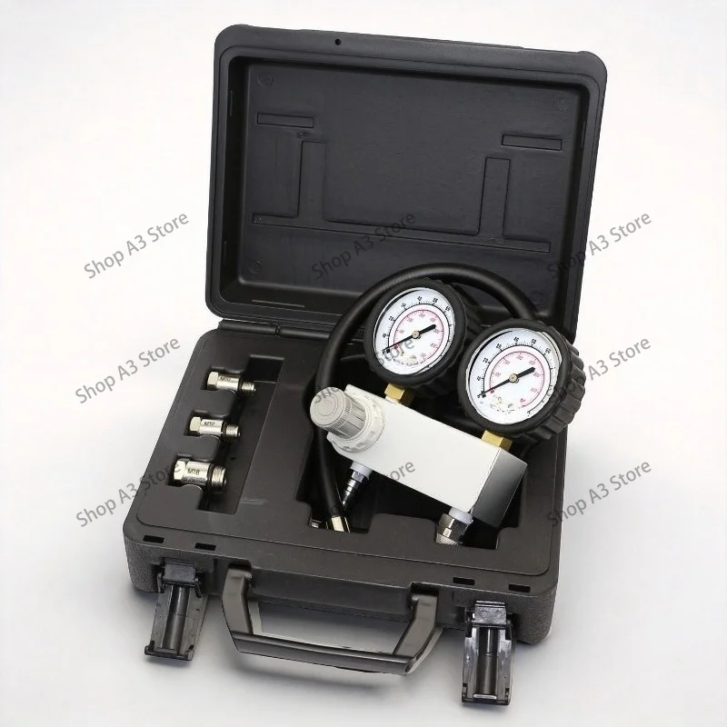 Engine Cylinder Leak Down Tester Kit, Dual 2-1/2