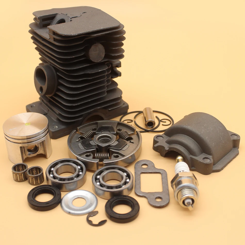 38MM Cylinder Piston Pan Bearing Kit For STIHL MS180 MS170 MS 170 180 017 018 Chainsaw Engine Spare Parts 10MM Pin 1130 020 1208