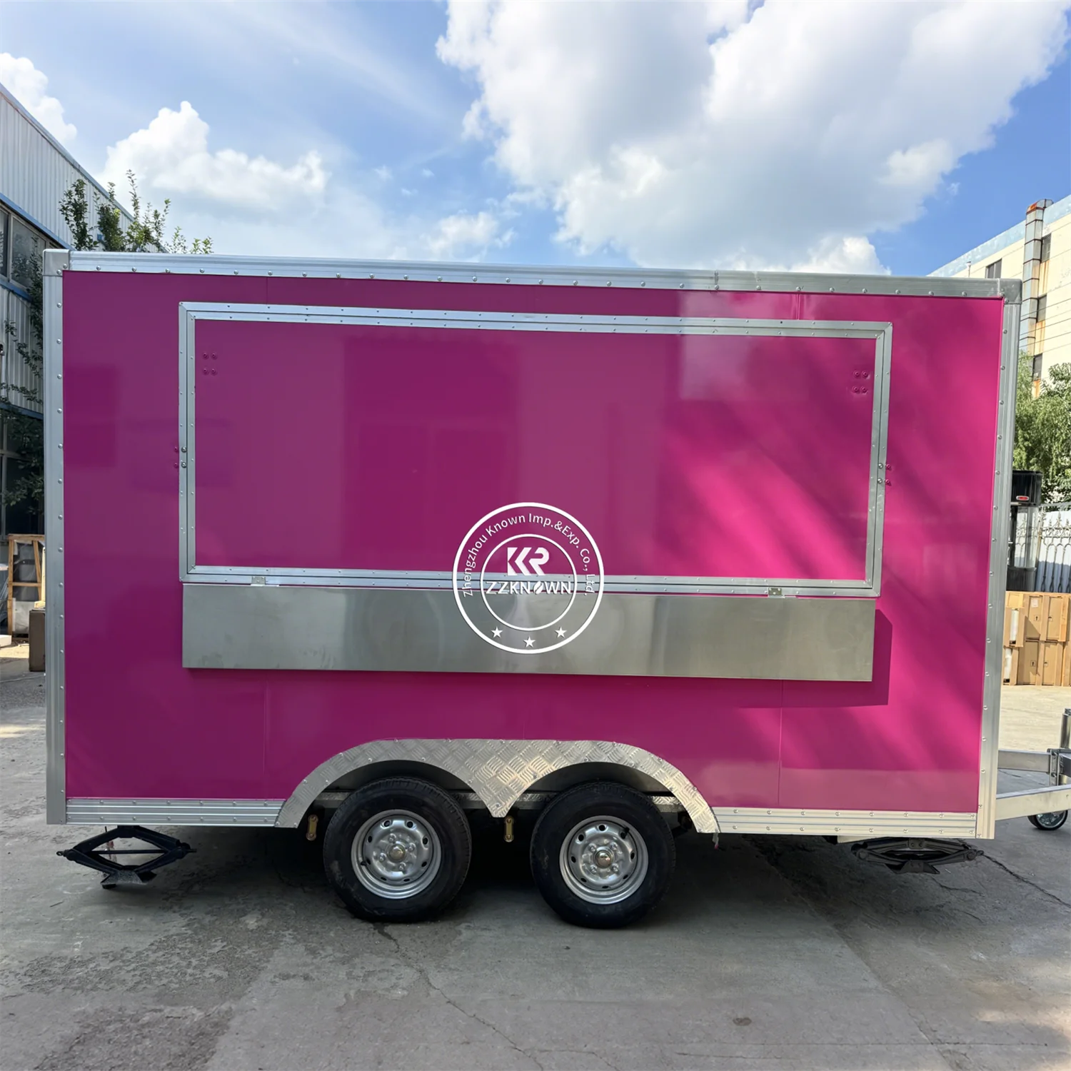 

Street Mobile BBQ Food Truck Trailer Portable Stainless Steel Coffee Cart Luxury Portable Ice Cream Truck For Sale