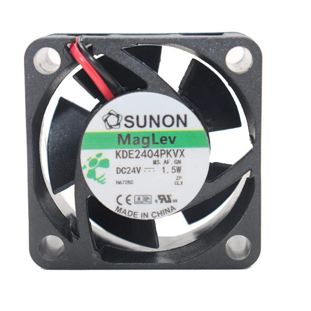 Sunon KDE2404PKVX 24V 1.5W 4020 4CM 3-Wire Magnetic Levitation Cooling Fan - High-Performance Heat Dissipation