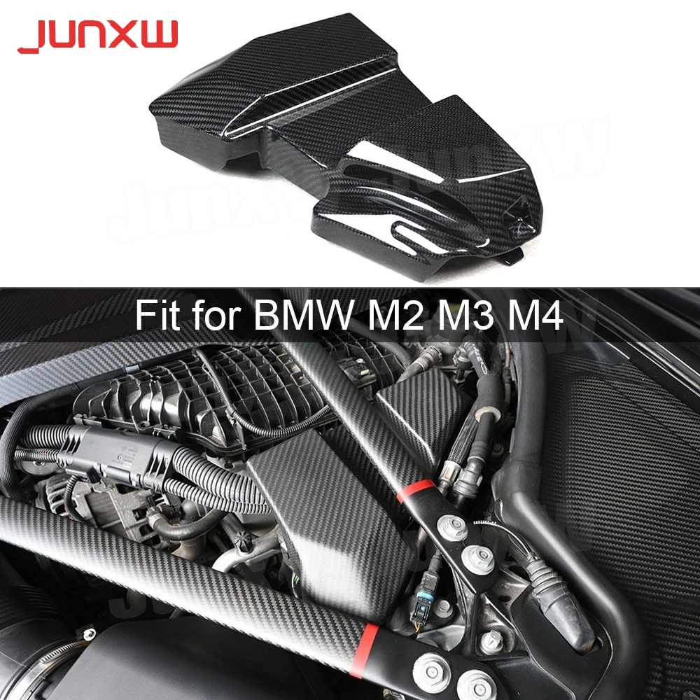 

for BMW G87 G80 G82 G83 M2 M3 M4 2021+ Dry Carbon Fiber Battery Terminal Cover Engine Bay Electrical Appliance Cover Body Kits