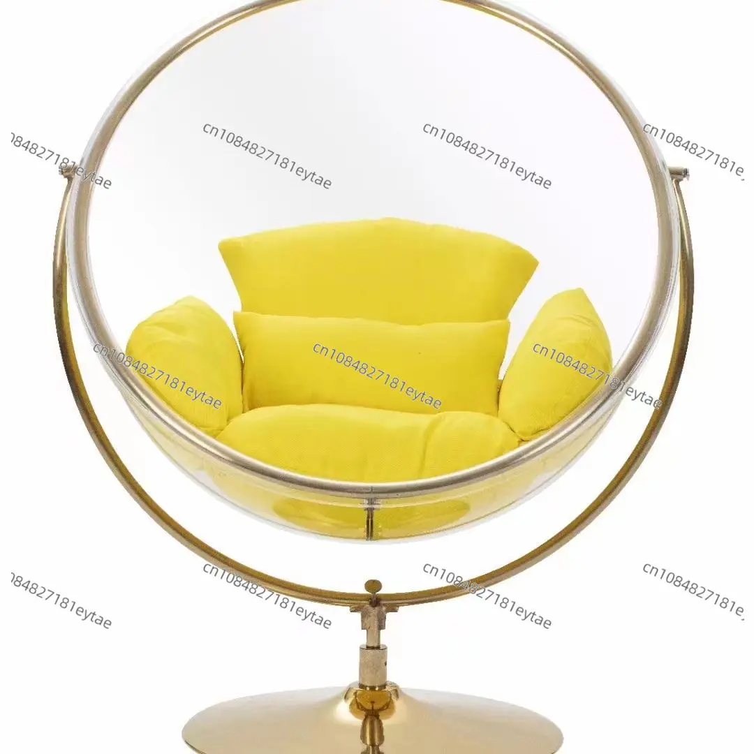 Transparent bubble chair Internet celebrity glass ball indoor hanging chair hanging basket hanging ball space chair