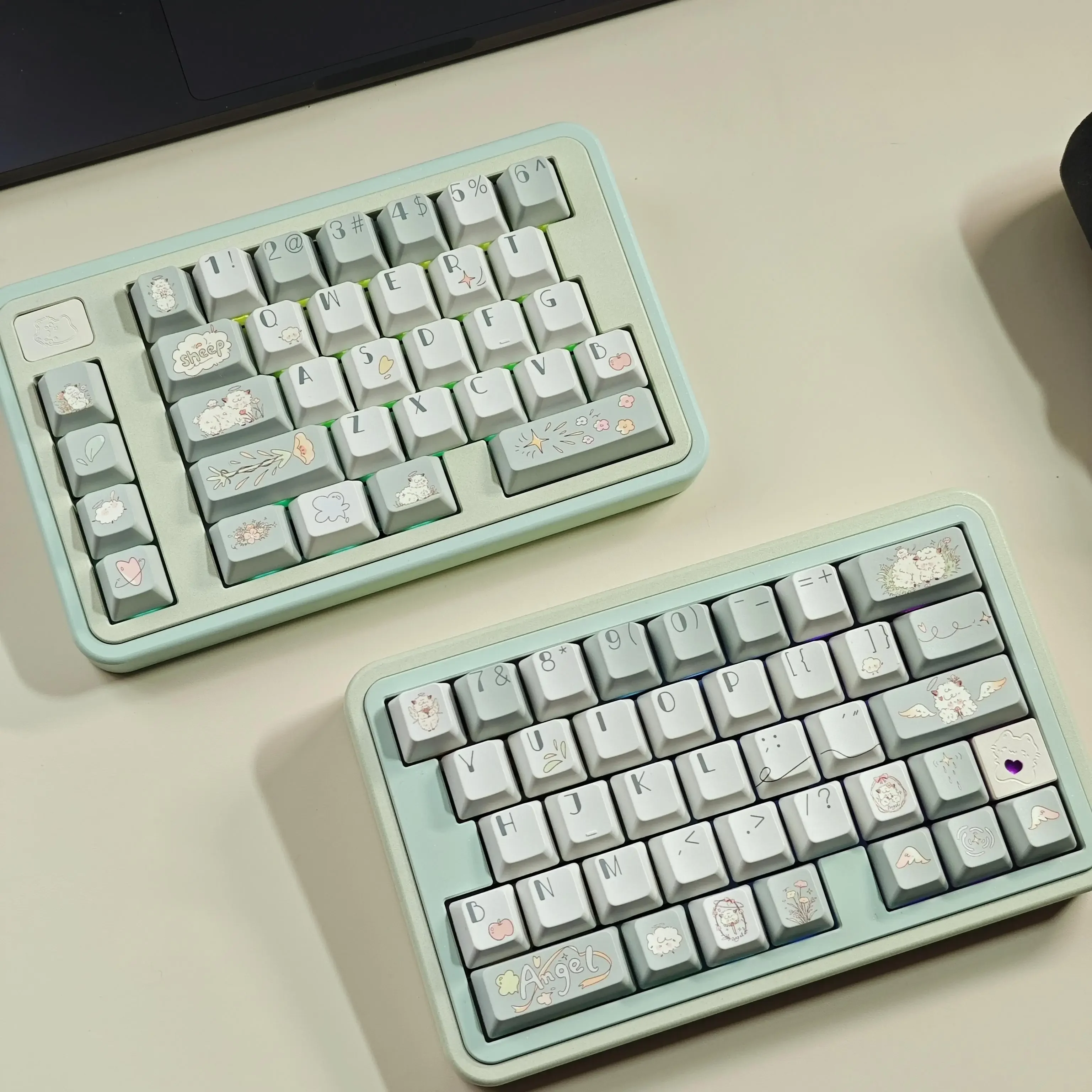 

Sheep original five-sided sublimation pbt mechanical keyboard keycap fc height