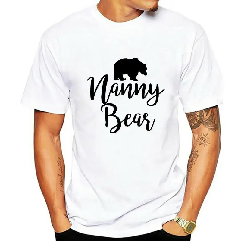 Nanny Bear, A Cool Gift for The Best Grandma, Present Idea Summer Short Sleeves T Shirts Short Sleeve Trend Clothing T-Shirt