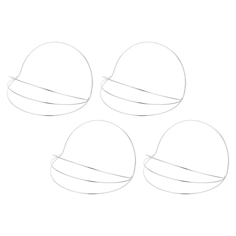 

4Pcs Ancient Style Crown Base Elegant DIY Metal Headband Frame for Hanfu Headdress Making Bases Women Tiara Base