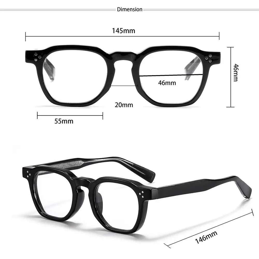 CATERSIDE Modische Herren-Quadratbrille mit Blaulichtfilter Federscharnier-Brillengestell Damen-Computer-Lesebrille Schutzbrille – Detail 4