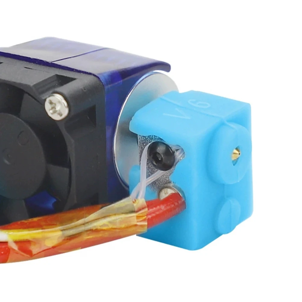 

6 шт. 3D-принтер Hotend, силиконовый носок, нагревательный блок, крышка, простая установка, грелка, аксессуары для деталей принтера, носки