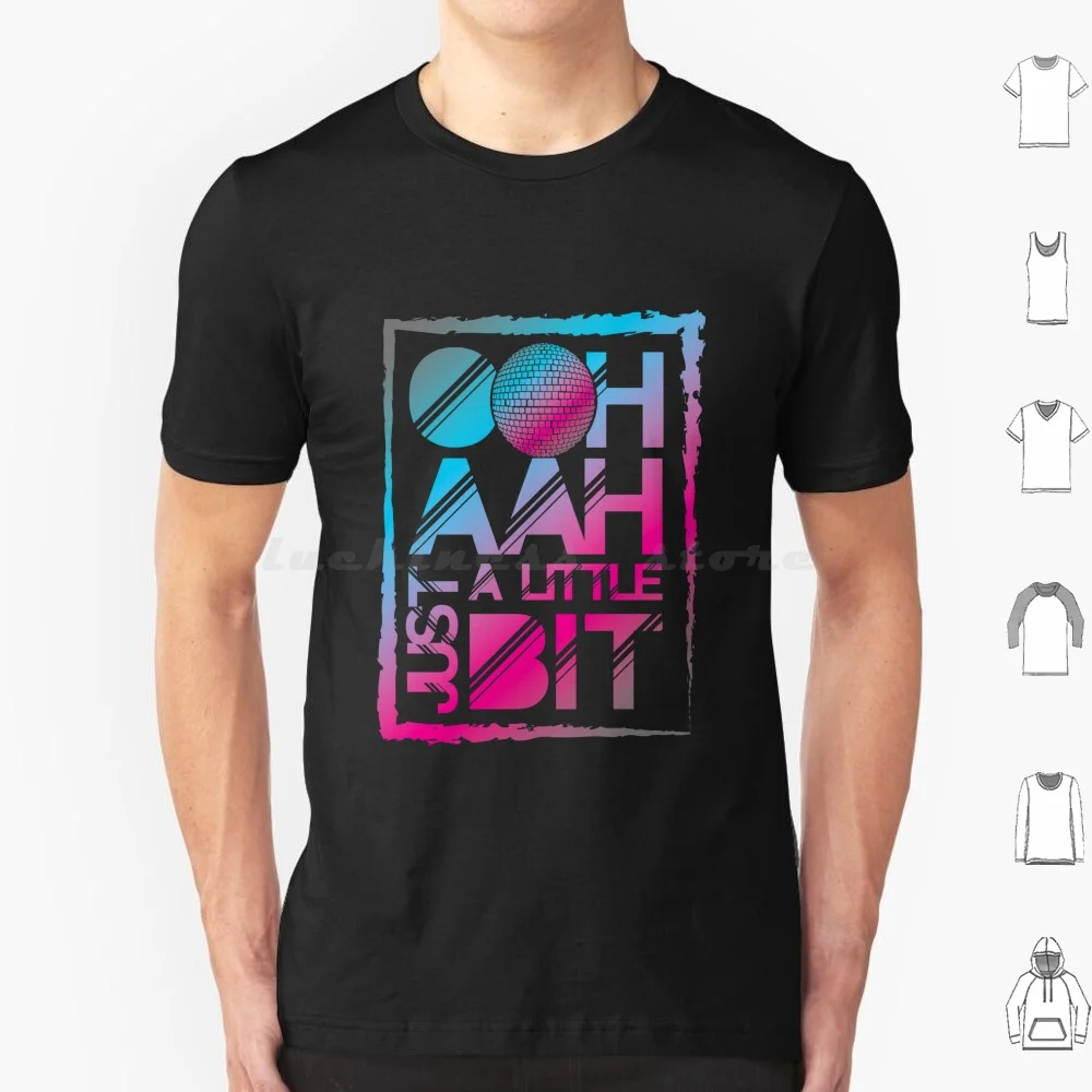 Song Contest Ooh Aah Just A Little Bit! Disco Ball Original Design T Shirt 6xl Cotton Cool Tee Britpop G Song Contes