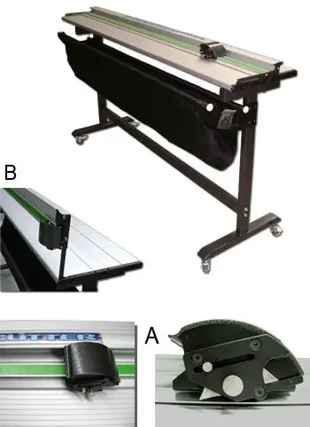 Máquina rotativa do cortador do aparador de papel do formato grande de M-001 40 polegadas com suporte