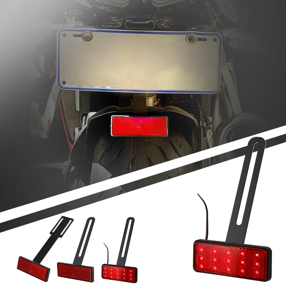 

2025 2024 2023 2022 Motorcycle For Yamaha MT 03/07/09/10 MT03 mt07 MT09 License Plate Holder Extend Tail Reflector Licence Light