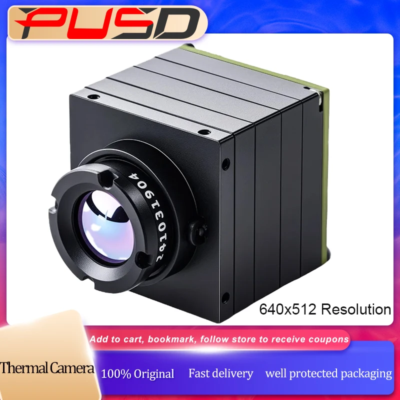 

FPV Drone Thermal Imaging Module 640x512 Resolution 50Hz CVBS Infrared Camera