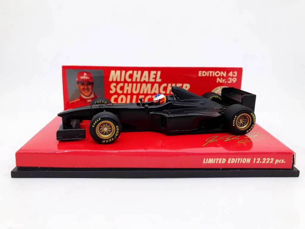 Minichamps 1:43 F1 F300 1998 Michael Schumacher Test Vehicle Simulation Limited Edition Resin Metal Static Car Model Toy Gift