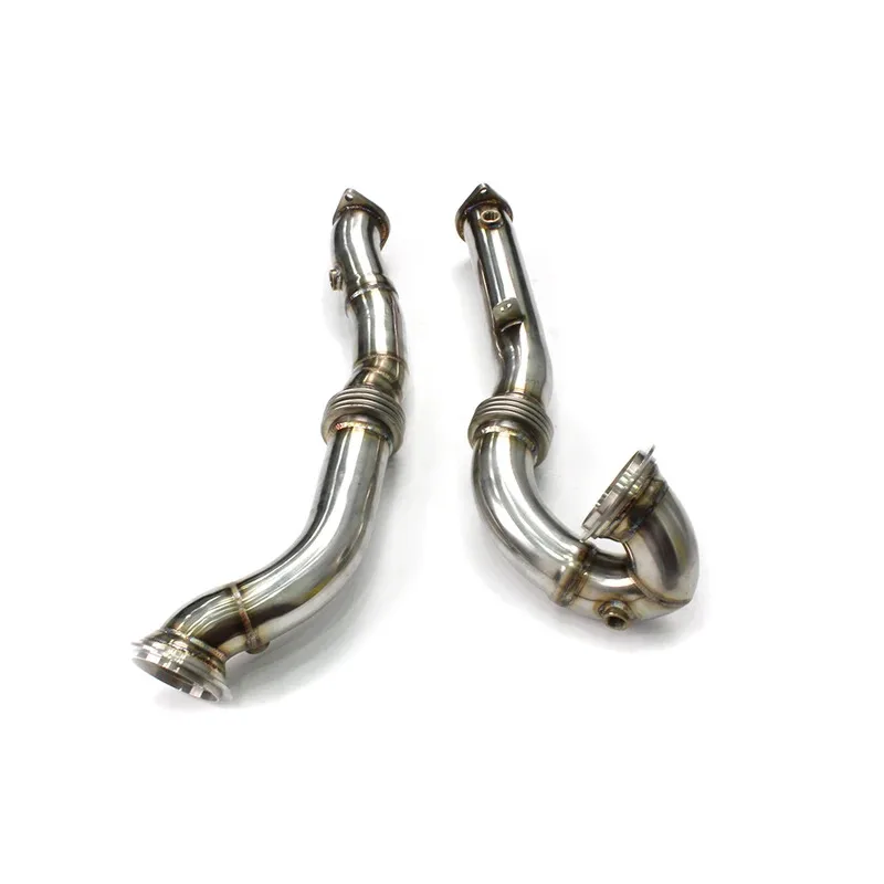 Factory Hot Selling X5 X6 N54 Exhaust Downpipe for  X5 X6 N54 3.0T 2009-2017