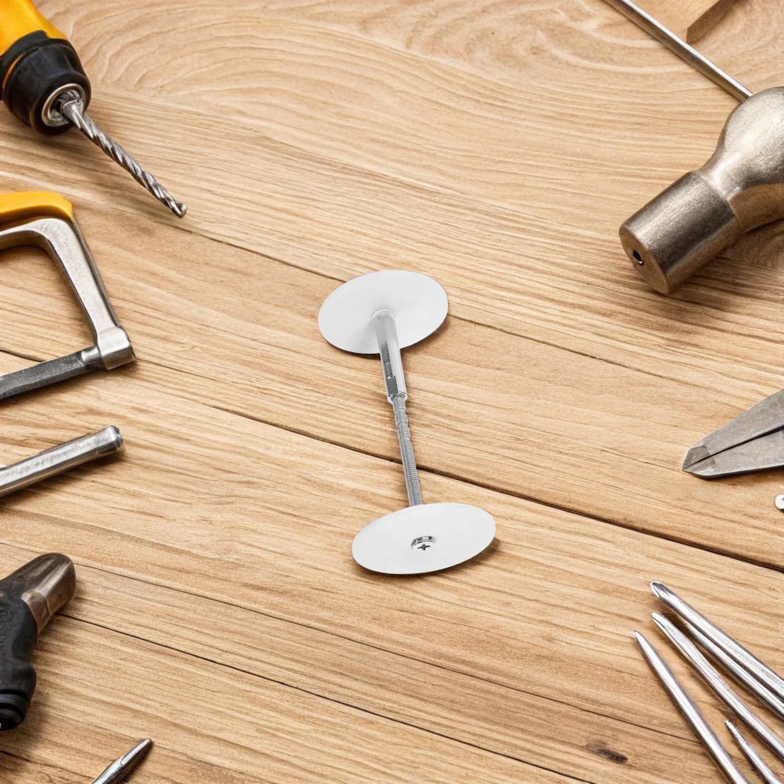 

1Set Security Door Hole Cover Plate Stainless Steel Round 50Mm Deadbolt Lock Hole Filler Peephole Concealer Privacy Protector