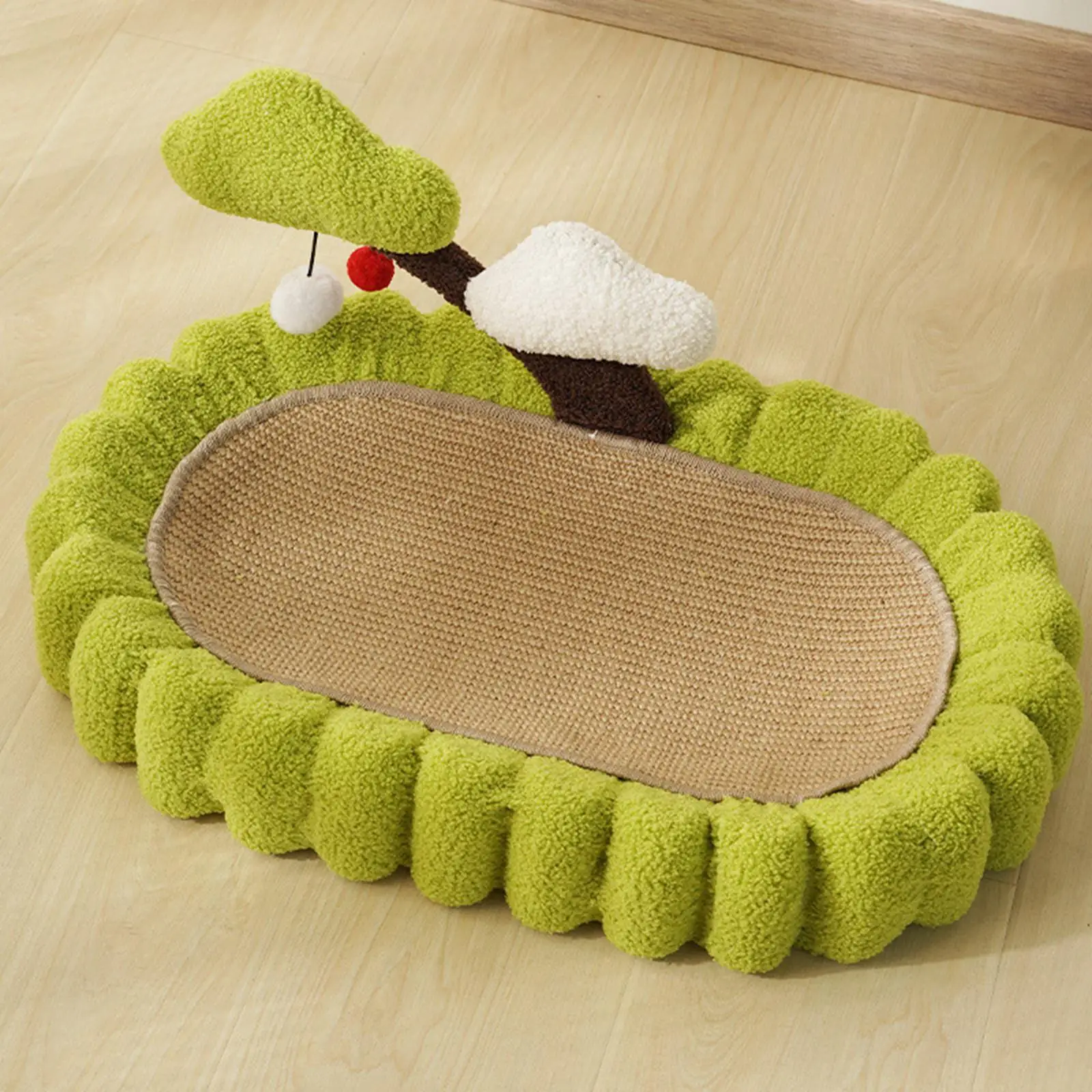 Cat Scratcher Kitten Scratching Lounge Bed Wear-resistant Cat Grind Claw Interactive Toy for Cat Kitty Playing Pet Supplies