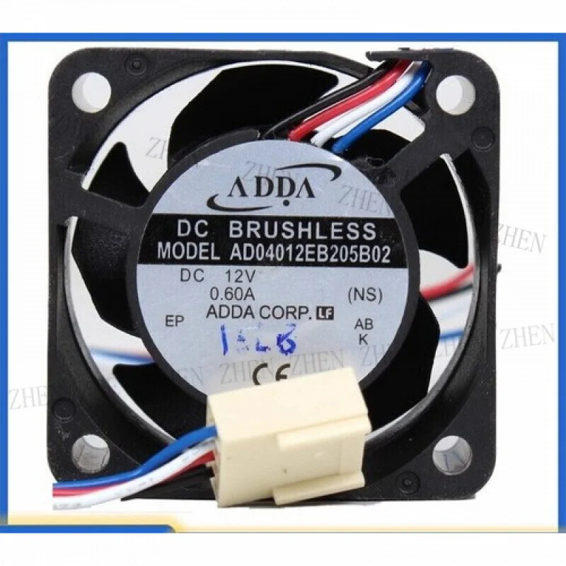 Y  for AD04012EB205B02 12V 0.60A 4020 4cm 4pin Server Cooling Fan