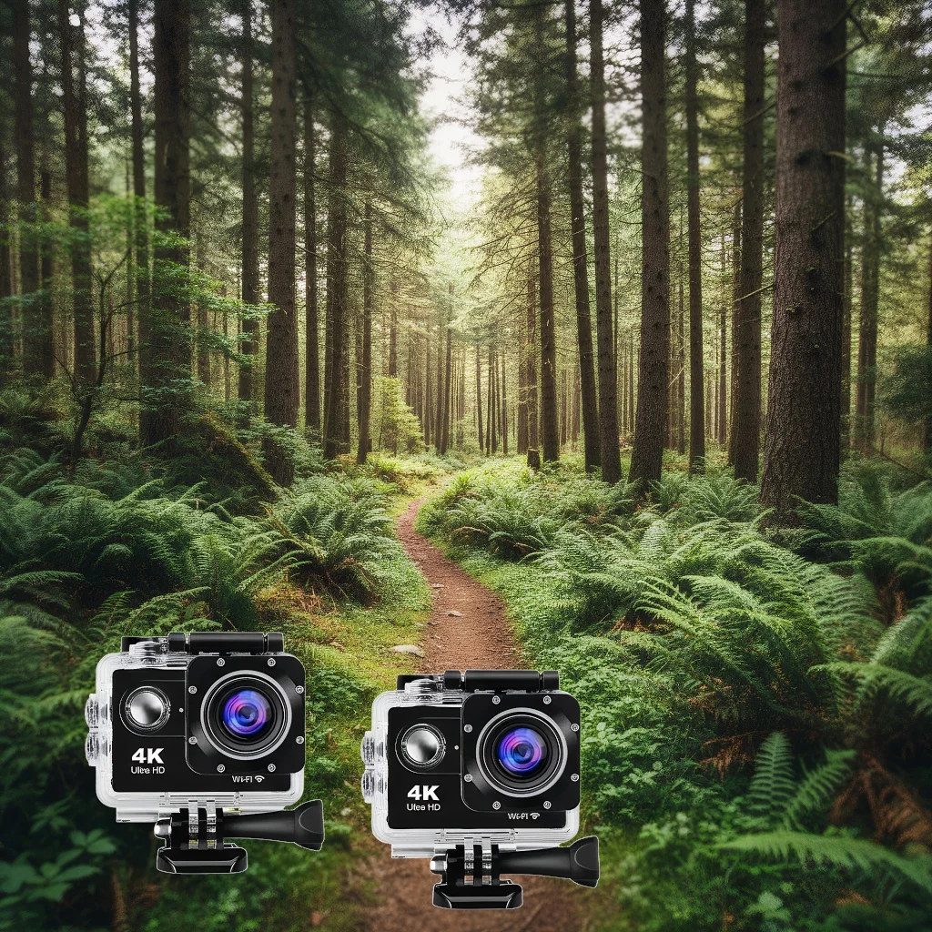 

Underwater Action Camera 4K/30FPS Helmet Cam with WiFi & 2.0" Touchscreen