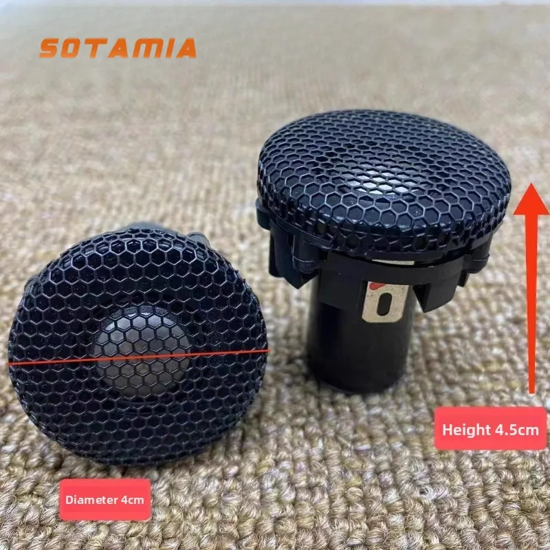 

SOTAMIA 2 шт. 1 дюйм ультра твитер 4 Ом 11 Вт титановая пленка с сетчатой крышкой масляная ткань край Hi-Fi лихорадка динамик