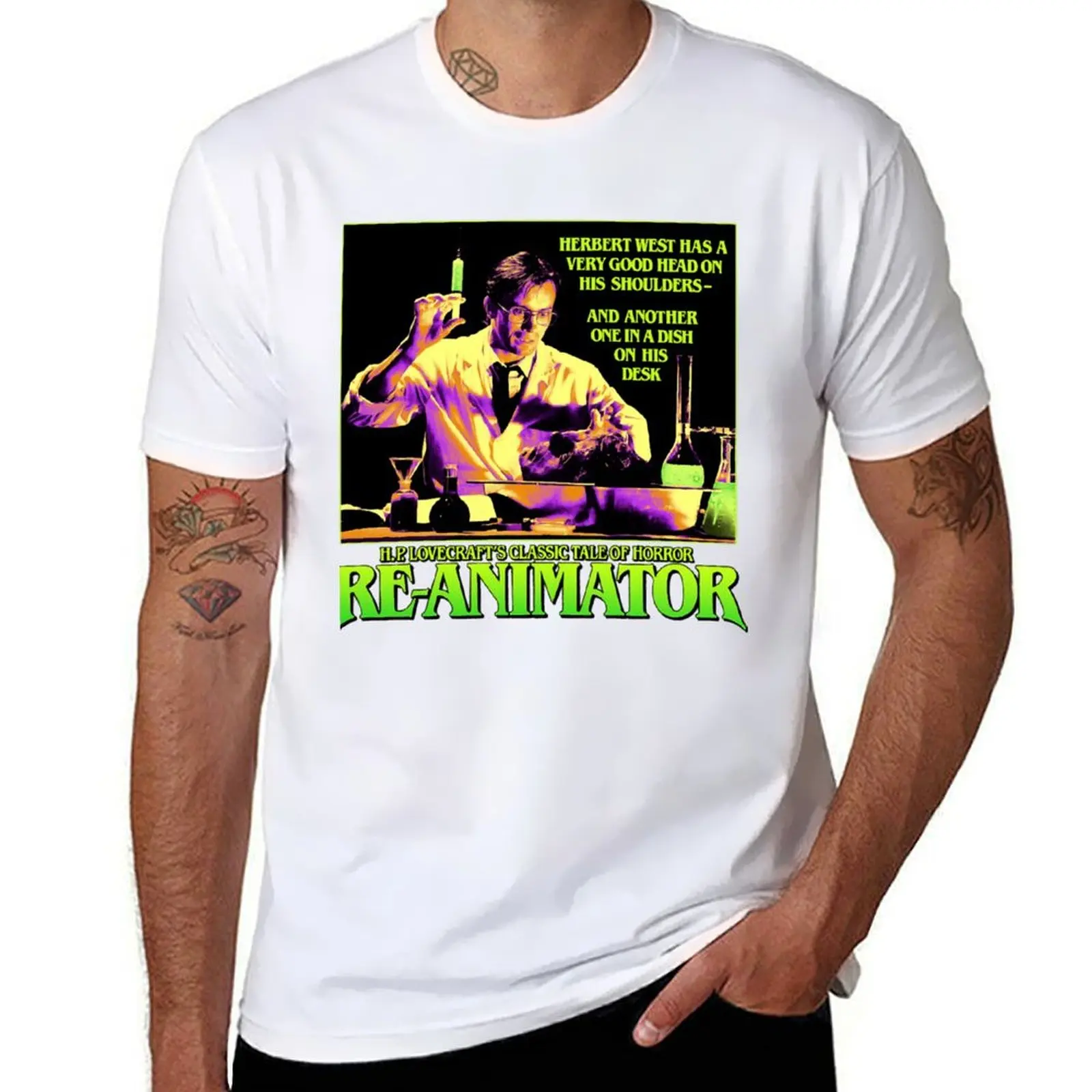 

Reanimator T-Shirt anime t shirts for man funny t shirts dark humor T-Shirt