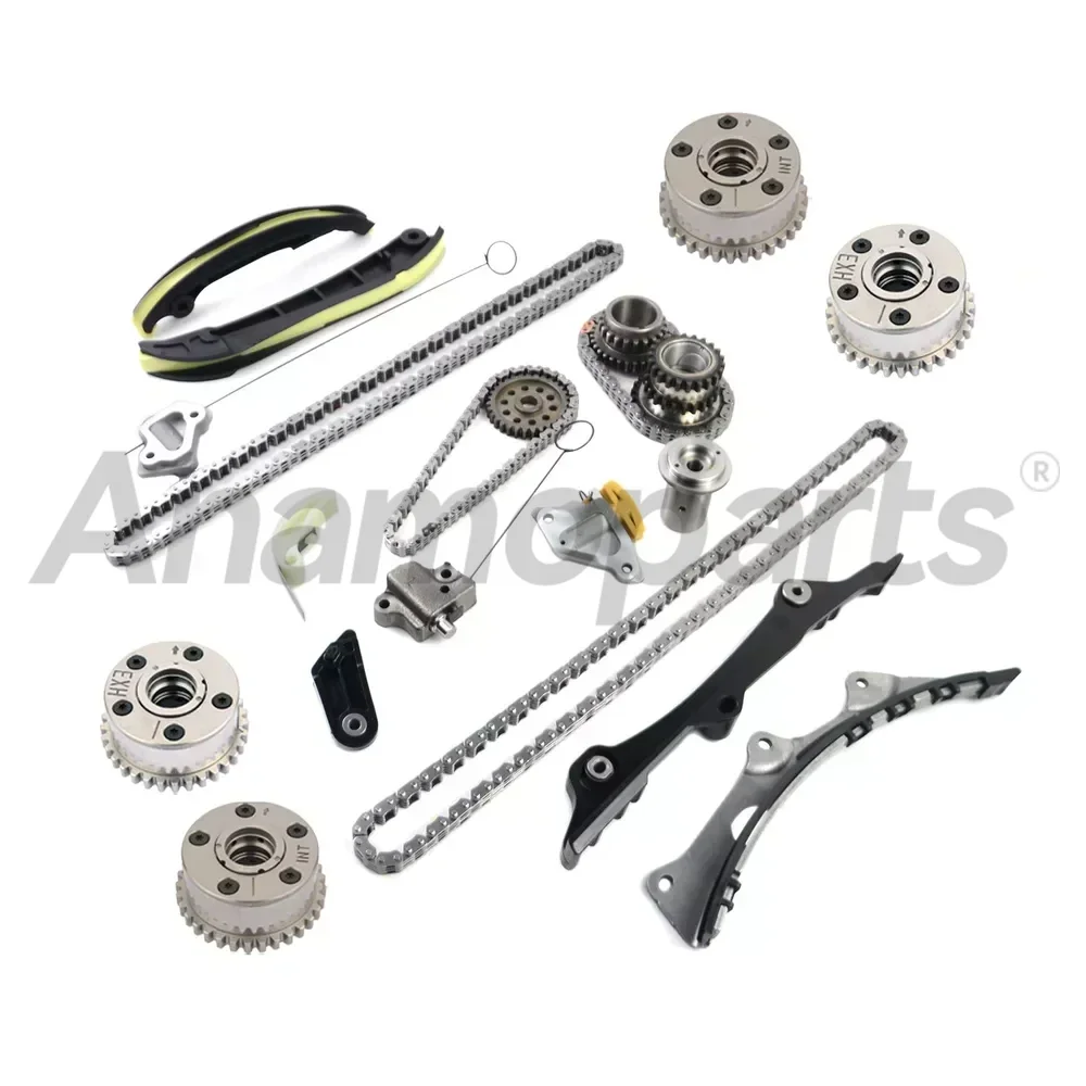 توقيت سلسلة عدة عمود الحدبات حزام التحكم في الزيت صمام إصلاح إعادة بناء مجموعة ل 3.6L 11-15 دودج كرايسلر المنتقم جيب 3.6 L V6 DOHC #4
