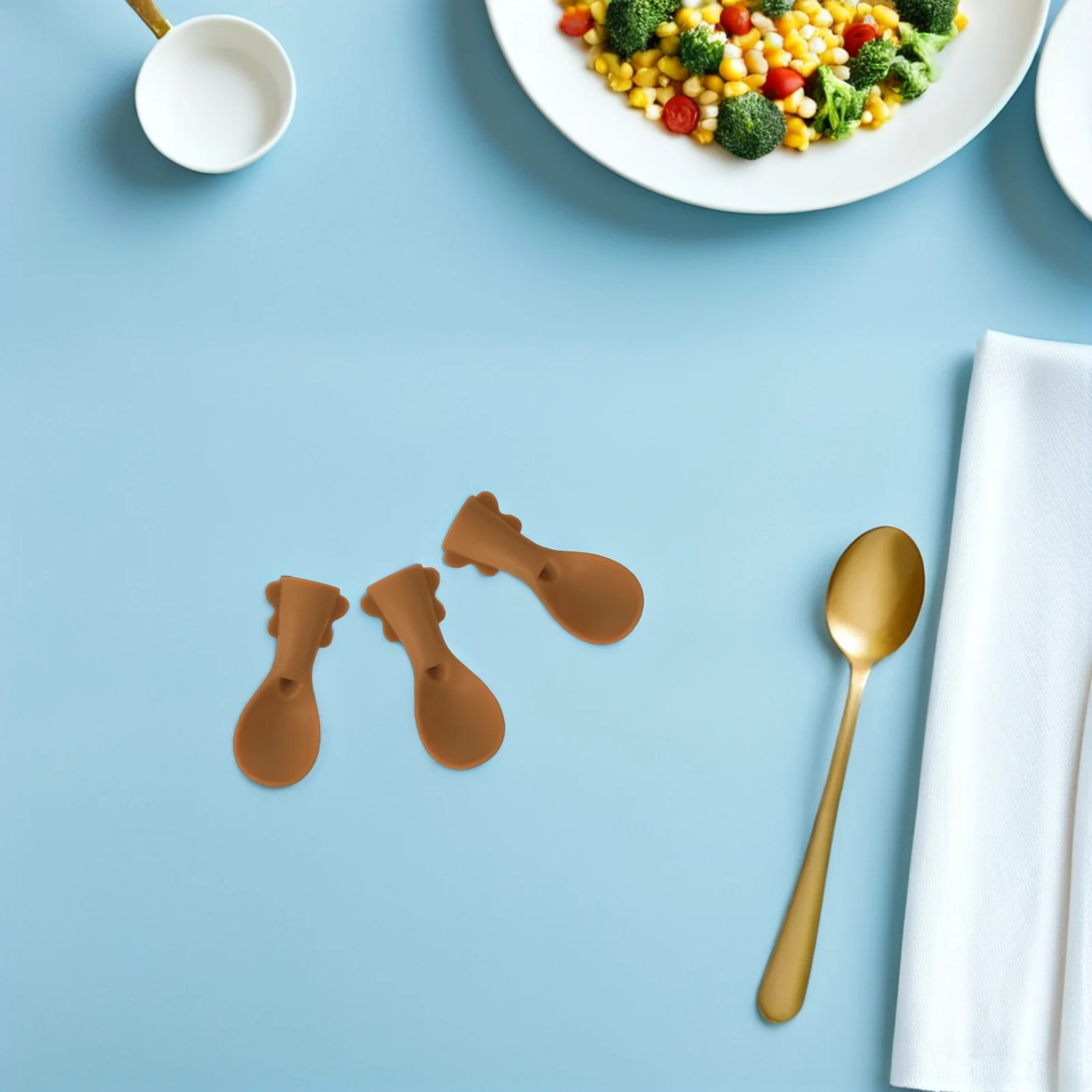 

Набор из 5 мягких силиконовых ложек-дозаторов для детского питания, для прикорма и самостоятельного кормления малышей