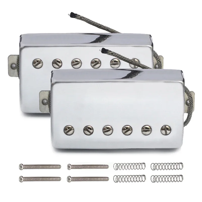 

Комплект гитарных звукоснимателей Alnico 5 Humbucker - звукосниматели Alnico V для грифа и бриджа, хромированные
