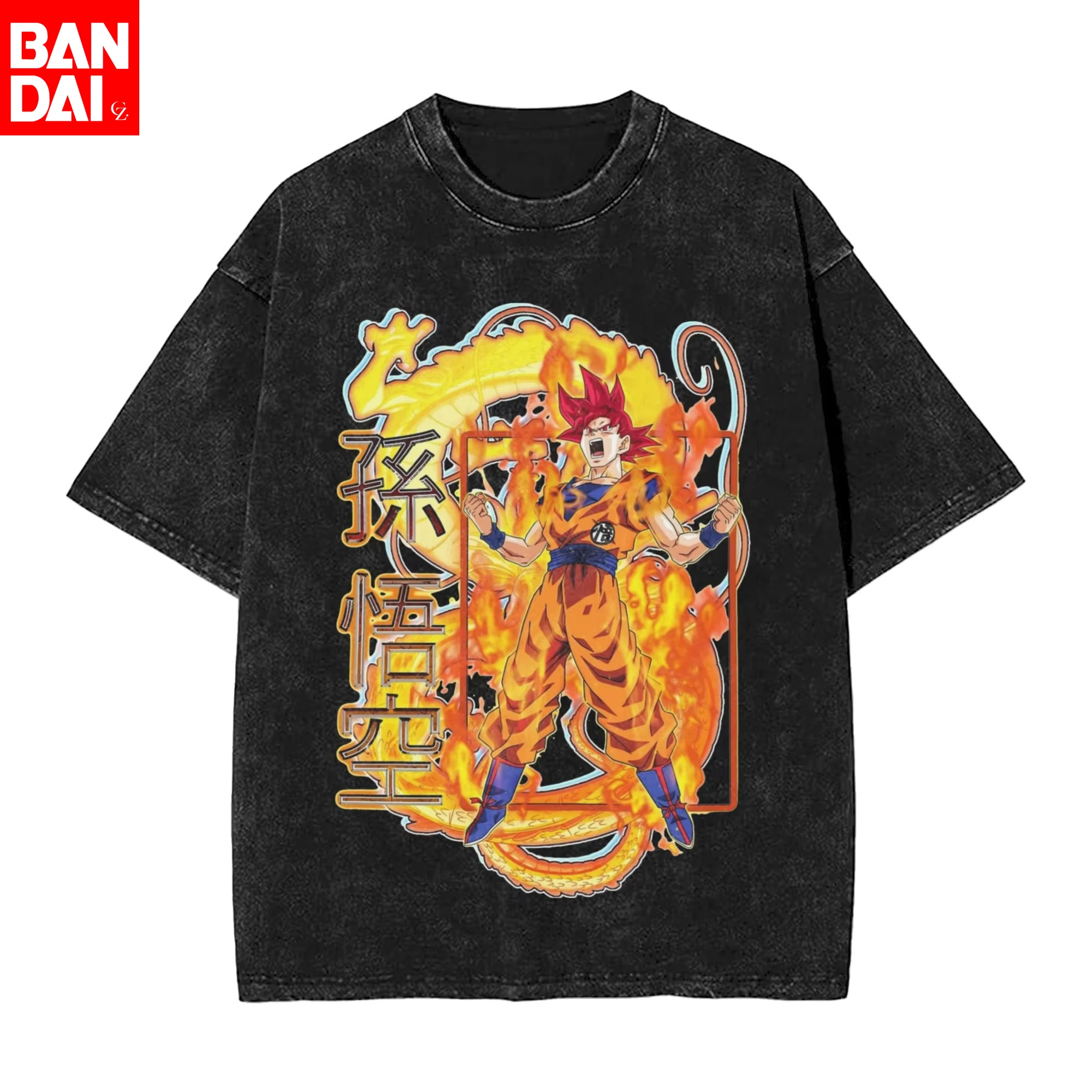 

Мужские летние футболки с принтом японского аниме Dragon Ball Broli, в стиле Harajuku Y2K, оверсайз, из хлопка, с коротким рукавом