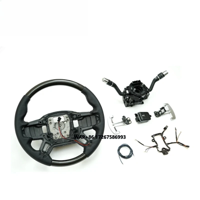 2020-2023Year Defender 90 110 130 CARBON NAPA ALUMINIUM CARBON and BLACK WITH HEATING STEERING WHEEL