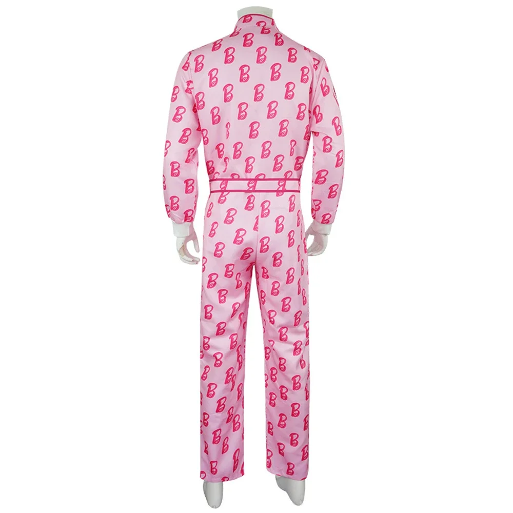 بذلة أنيمي كين زي تنكري للرجال البالغين ، بذلة ، زي زينتاي ، حرف وردي ، فيلم ، هالوين ، كرنفال ، حفلة