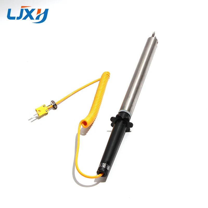 LJXH WRNM-020 Double Needle Surface Thermocouple Temperature Controller 0°C ~ 1000°C Sensor Probe Spring Wire Length 1300mm